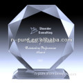 Clear Diamond Cut Crystal Award